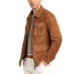 Michael 4 Pocket Leather Jacket // Tobacco (2XL)