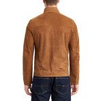 Alan Doubleface Leather Jacket // Tobacco (2XL)