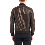 Lewis Blouson Leather Jacket // Bronze (2XL)