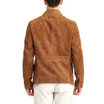 Michael 4 Pocket Leather Jacket // Tobacco (M)