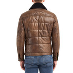 Gregory Leather Jacket // Brown (S)