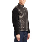 Preston Blouson Leather Jacket // Black (L)