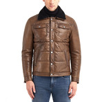 Gregory Leather Jacket // Brown (L)