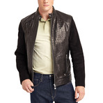Preston Blouson Leather Jacket // Black (S)