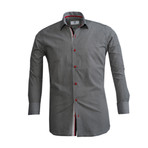 Celino // Reversible Cuff Button-Down Shirt // Black + White (L)