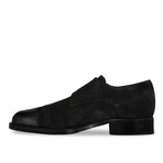 Potenza Double Monk Strap Elevator Shoes // Black (US: 10.5)