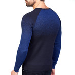 Rowan Wool Sweater // Navy Blue (M)