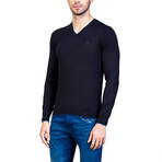 Asher Wool Sweater // Black (XL)