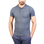 Dennis Wool Short Sleeve Shirt // Gray (XL)