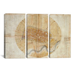 Map of Imola, 1502 // Leonardo da Vinci
