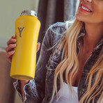 Insulated DYLN Bottle // 32 oz (Yellow)