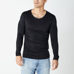 Long Sleeve T-Shirt // Black (XL)
