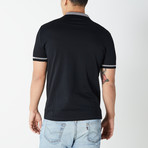 Polo Shirt // Black + Gray (S)