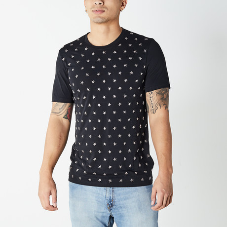 Star T-Shirt // Black + Silver (XS)