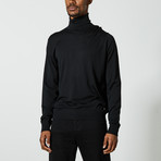 Versace // Turtleneck Sweater // Black (2XL)