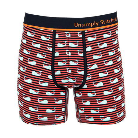Whale Boxer Brief // Red (S)