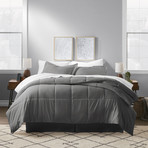 Premium 8-Piece Bed In A Bag // Charcoal (Twin)