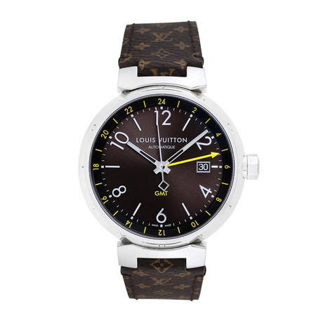 Louis Vuitton Tambour GMT Automatic // Q1155 // Pre-Owned