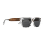 Arrow Polarized Sunglasses (Crystal Clear + Smoke)