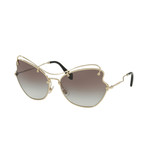 Miu Miu // Women's Sunglasses // Pale Gold + Gray Gradient