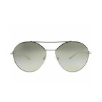 Prada // Women's Sunglasses // Silver + Silver Mirror