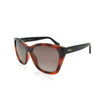 Ferragamo // Women's Sunglasses // Tortoise + Brown