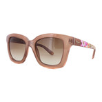 Ferragamo // Women's Sunglasses // Antique Rose + Pink Gradient