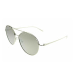 Prada // Women's Sunglasses // Silver + Silver Mirror