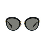 Miu Miu // Women's Sunglasses // Gray Black + Gray