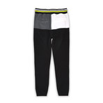 Tilly Sweatpants // Black + White + Gray (XL)