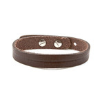 Leather Bracelet // Brown