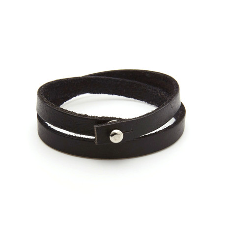Touch Collection // Double Wrap Bracelet // Black