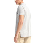 Polo T-Shirt // Gray Melange (L)