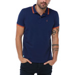 Comfort-Fit Basic Polo Shirt // Navy Blue (M)