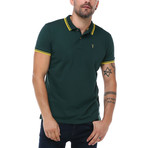 Comfort-Fit Basic Polo Shirt // Petrol (L)