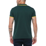 Comfort-Fit Basic Polo Shirt // Petrol (L)