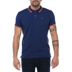 Comfort-Fit Basic Polo Shirt // Navy Blue (M)