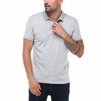 Stretch Basic Polo Shirt // Gray Melange (2XL)