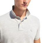 Polo T-Shirt // Gray Melange (L)