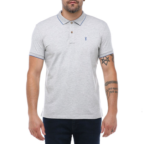 Stretch Basic Polo Shirt // Gray Melange (XS)