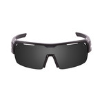 RACE Sport Glasses (Matte Black Frame with Smoke Lens)