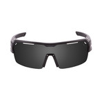 RACE Sport Glasses (Matte Black Frame with Smoke Lens)