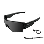 RACE Sport Glasses (Matte Black Frame with Smoke Lens)