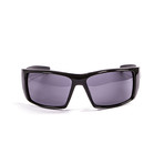 ARUBA Sport Glasses (Shiny Black Frame with Blue Lens)