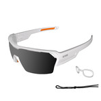 RACE Sport Glasses (Matte Black Frame with Smoke Lens)