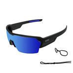 RACE Sport Glasses (Matte Black Frame with Smoke Lens)