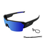 RACE Sport Glasses (Matte Black Frame with Smoke Lens)