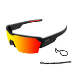 RACE Sport Glasses (Matte Black Frame with Smoke Lens)