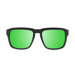 BIDART Sport Glasses (Shiny Black Frame with Smoke Lens)