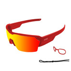 RACE Sport Glasses (Matte Black Frame with Smoke Lens)